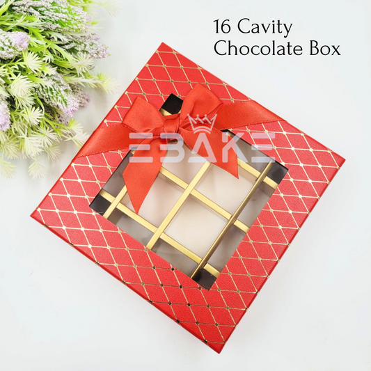 16 Cavity Imported Chocolate Box (Single Piece) - A451