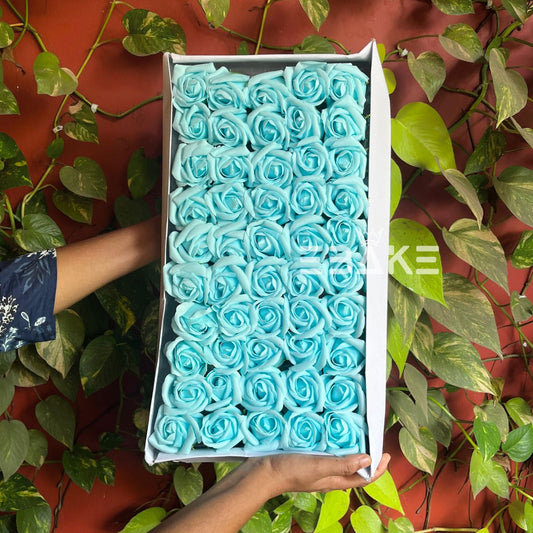 Scented Rose - Blue (50 Pieces)