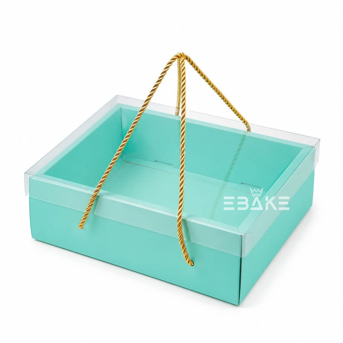 Hamper Box With Transparent Lid (Set of 2)10*8*3