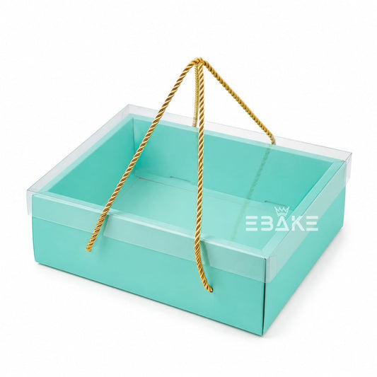 Hamper Box With Transparent Lid (Set of 2)10*8*3