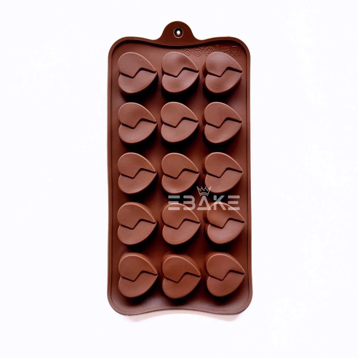 15 Cavity Heart Chocolate Silicone Mould