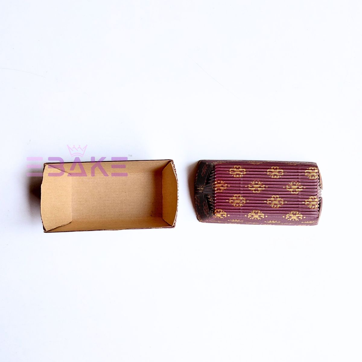 Loaf Cake Mould, Plum Cake Mould Bake And Serve Brown Kraft - Small( Set of 5 Pieces)