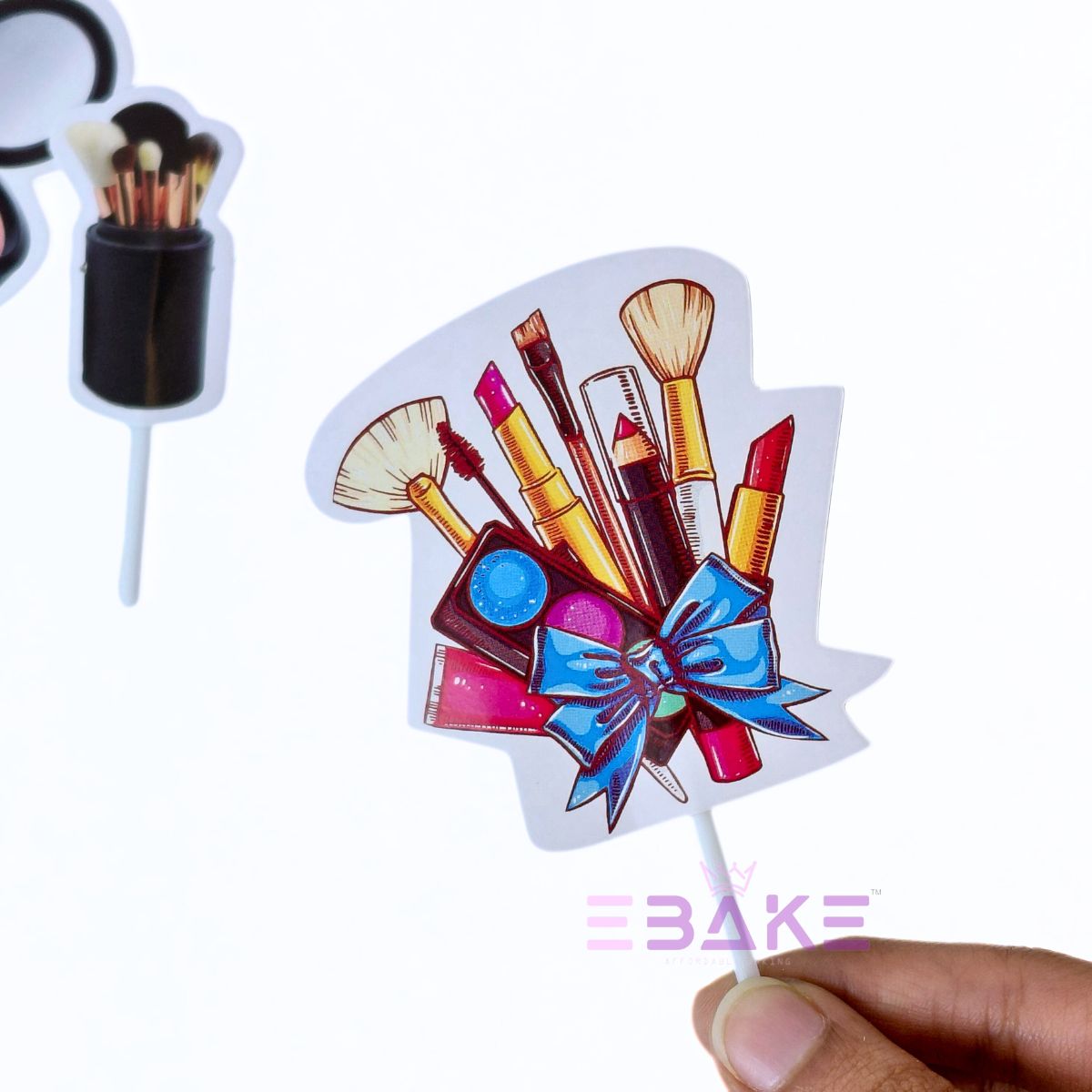 Makeup Theme Paper Topper
