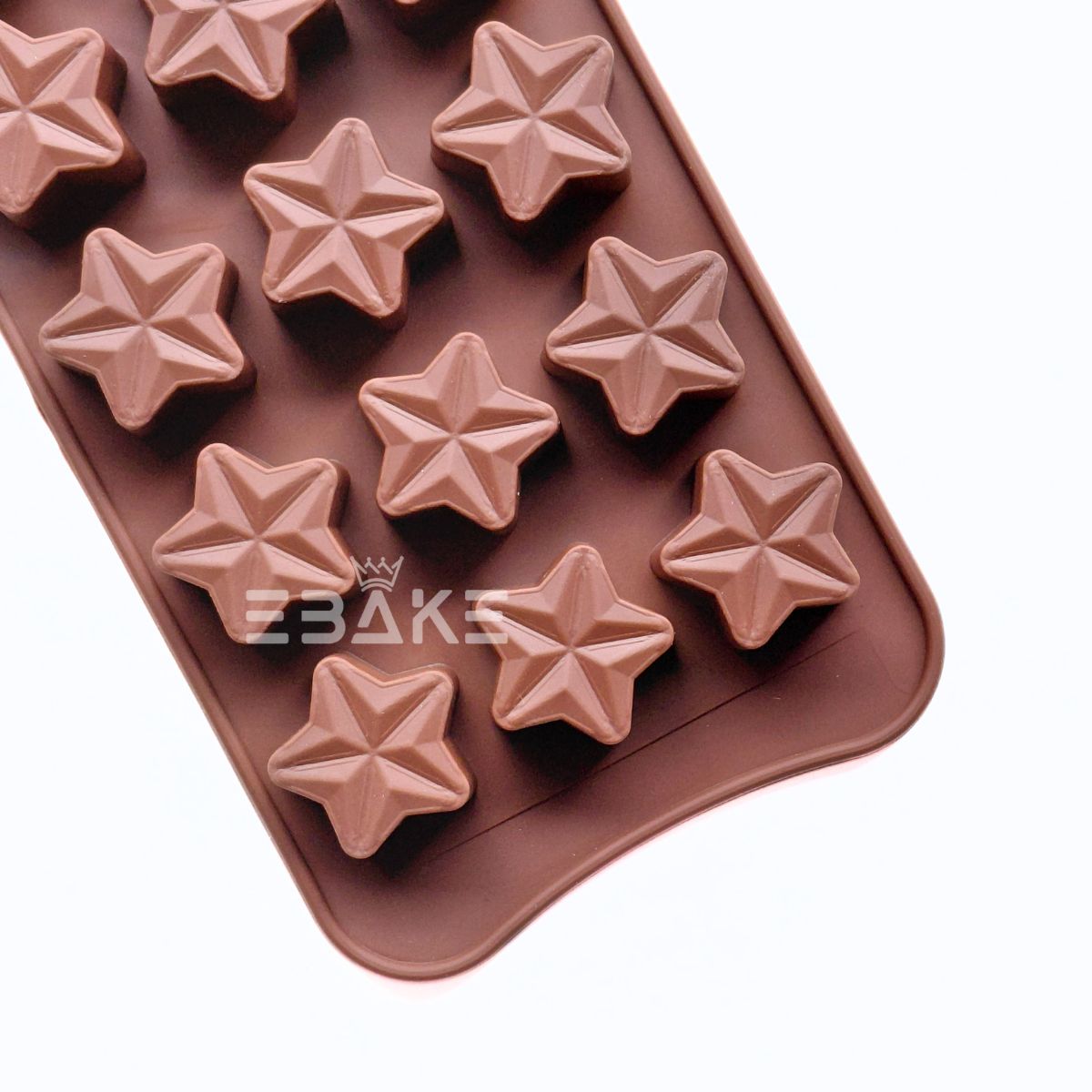 15 Cavity Star Chocolate Silicone Mould