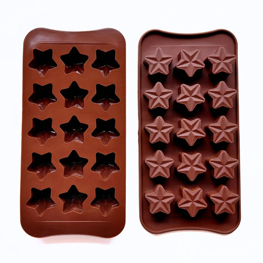 15 Cavity Star Chocolate Silicone Mould