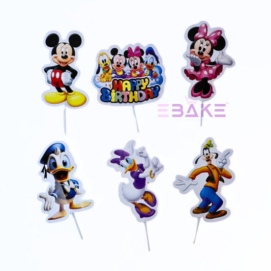 Mickey Mouse Theme Paper Topper Set