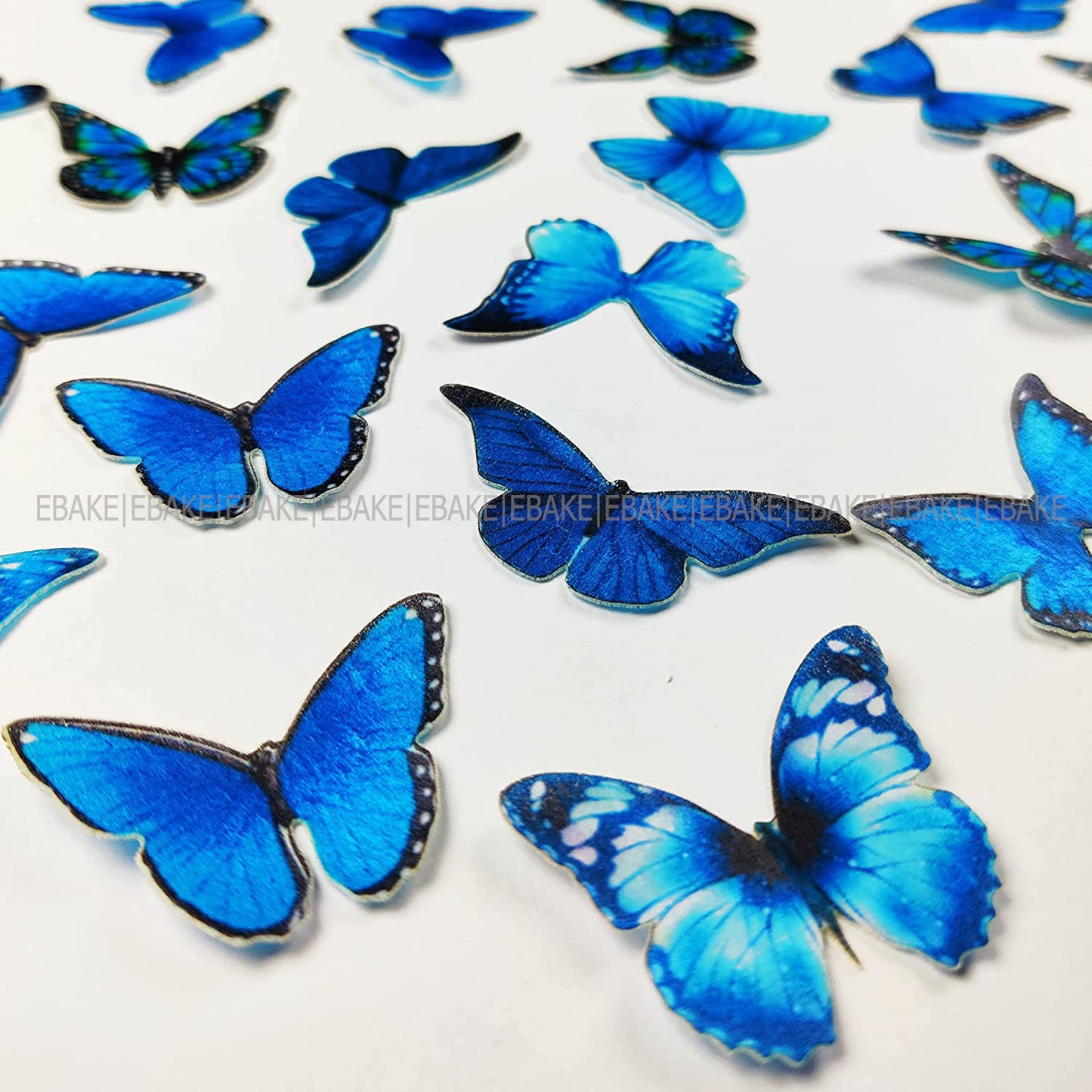 Edible Wafer Butterflies - B05 (28 Pieces)