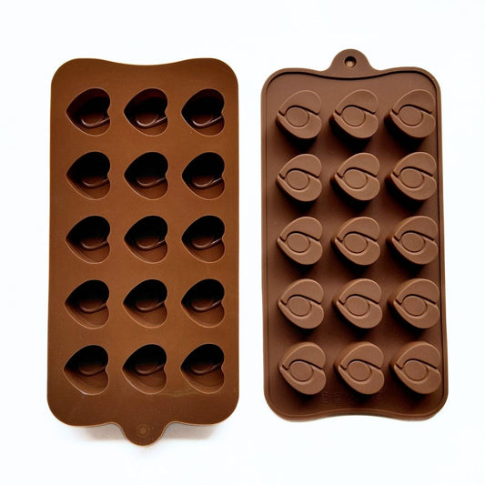 15 Cavity Heart Chocolate Silicone Mould