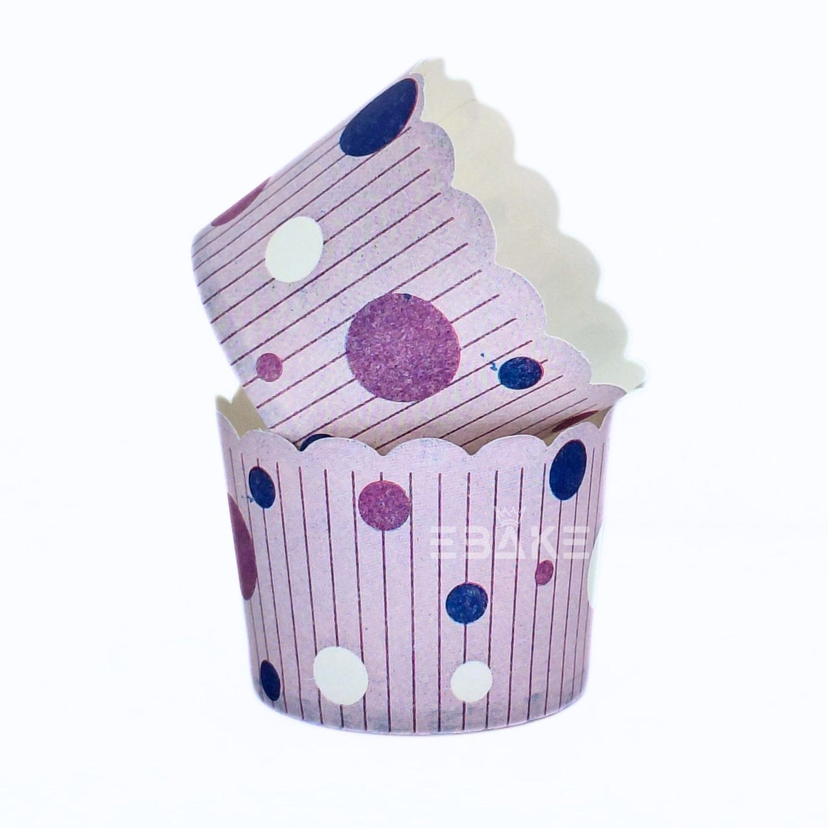 Printed Paper Muffin Cup - Set Of 50 Pieces