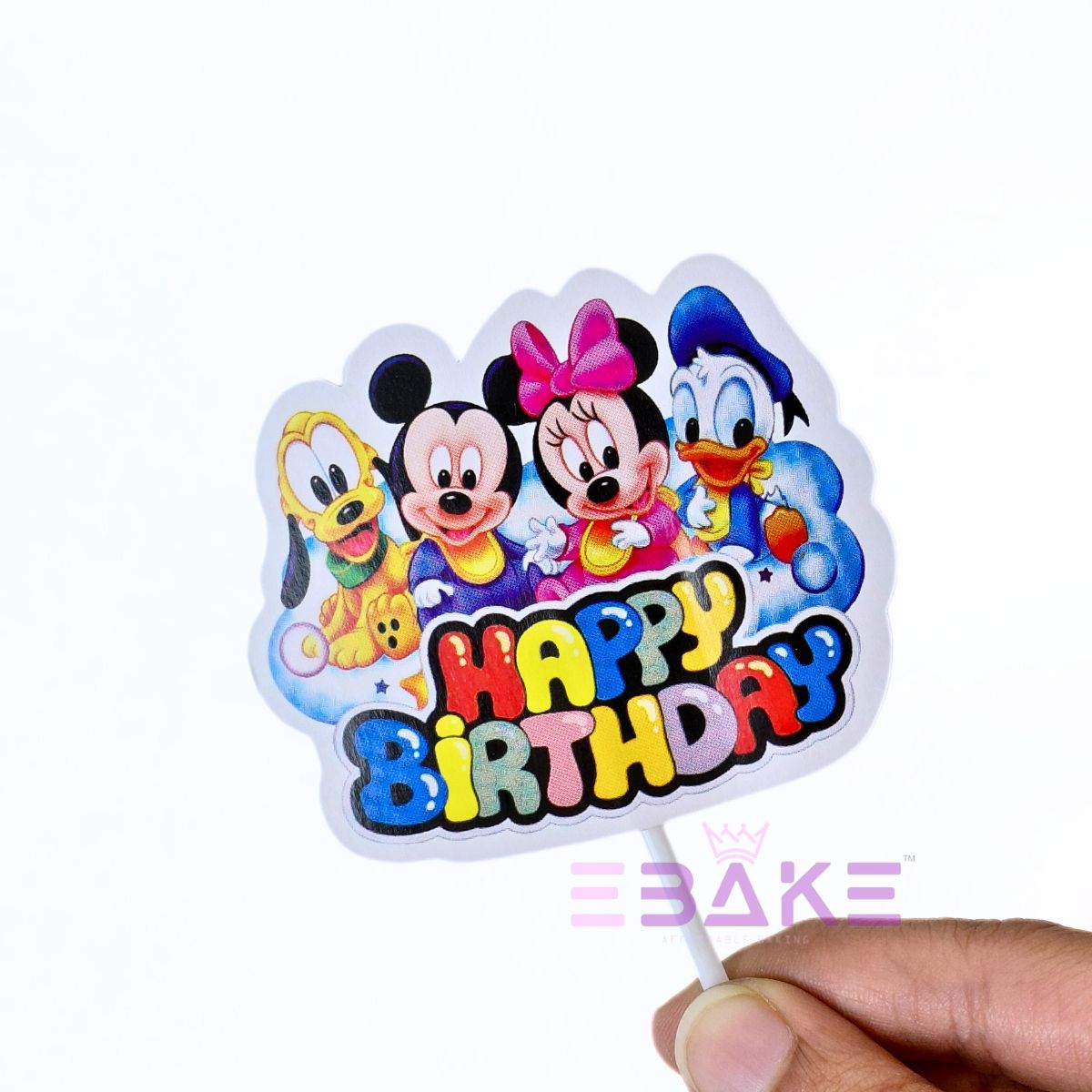 Mickey Mouse Theme Paper Topper Set