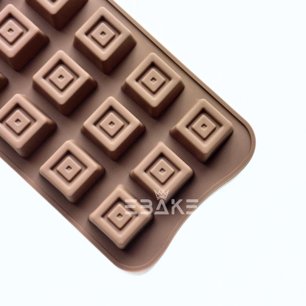 15 Cavity Square Chocolate Silicone Mould