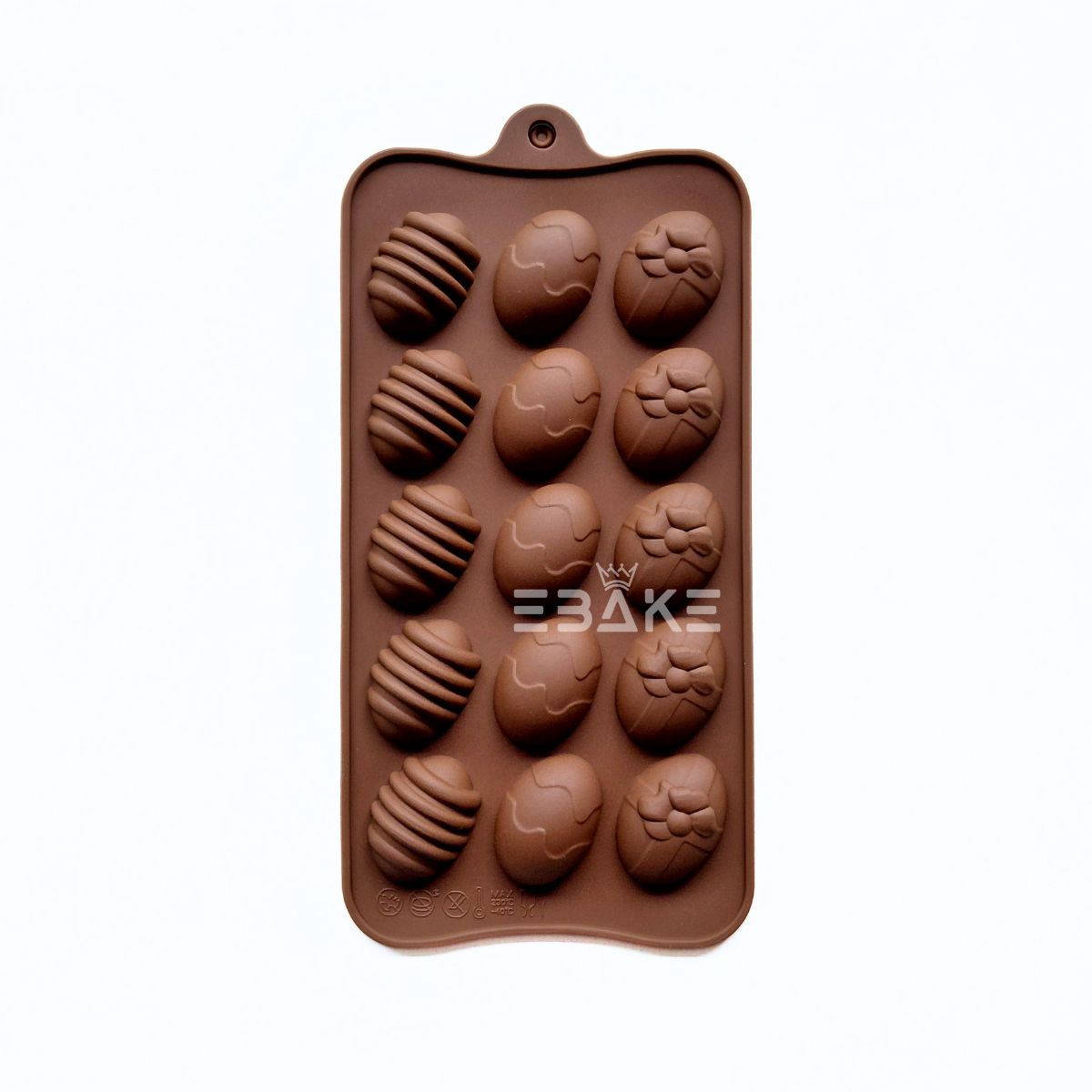 15 Cavity Easter Eggs Chocolate Silicone Mould