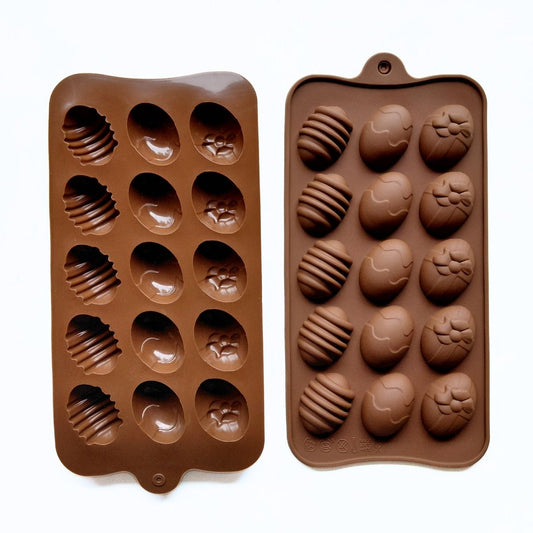 15 Cavity Easter Eggs Chocolate Silicone Mould