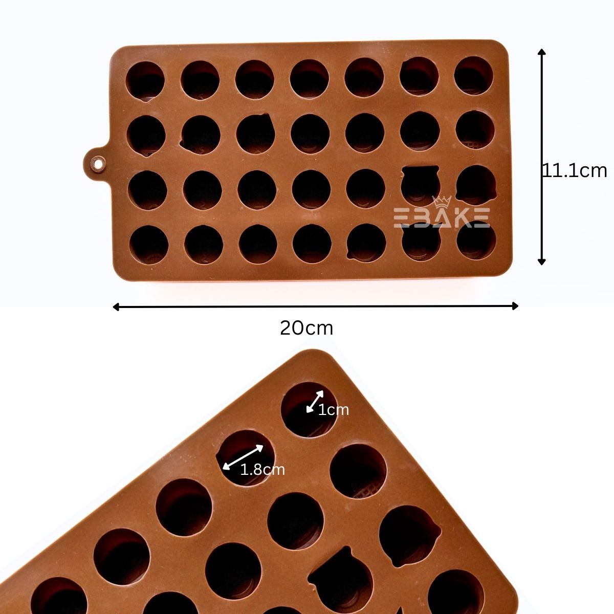 28 Cavity Emoji Chocolate Silicone Mould