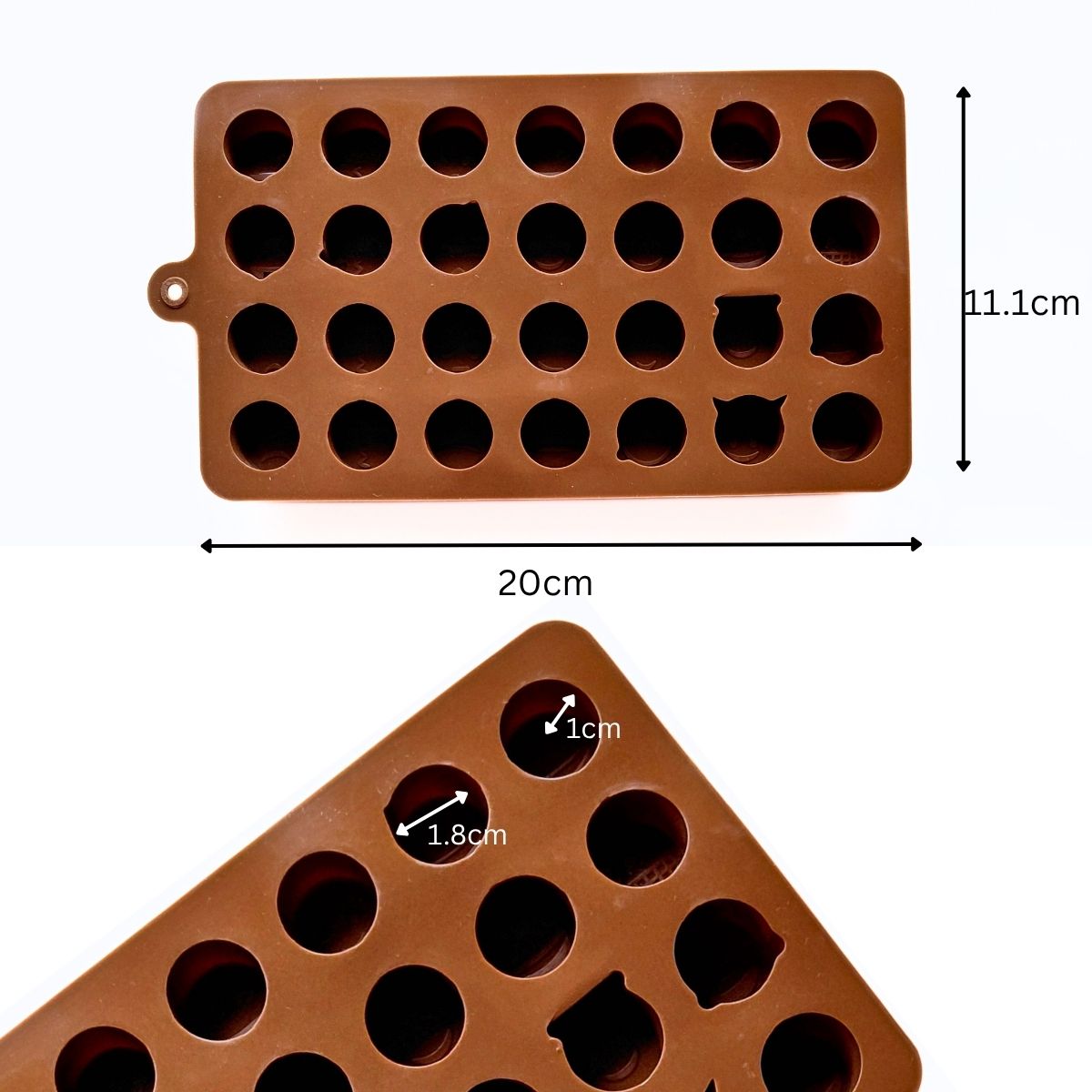 28 Cavity Emoji Chocolate Silicone Mould
