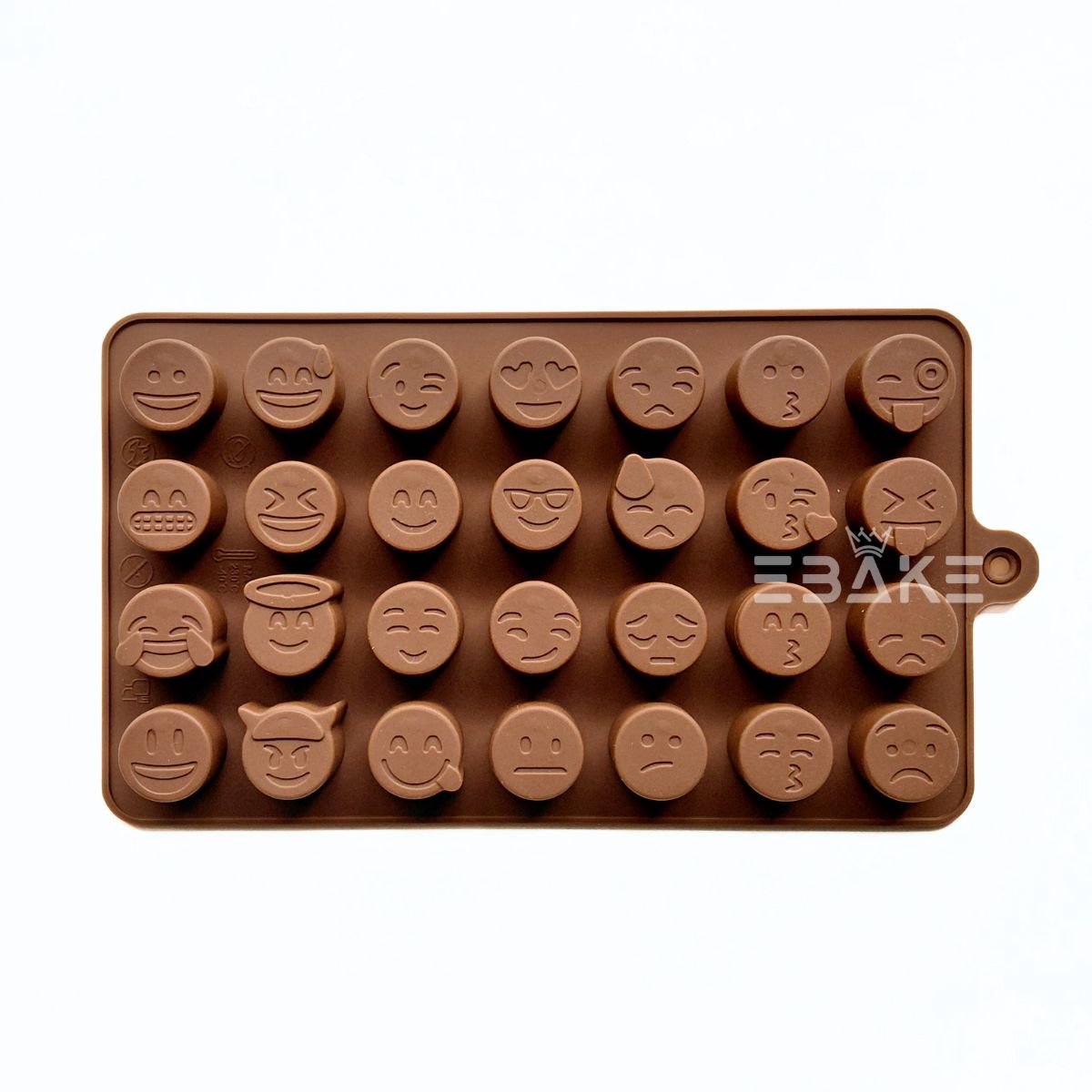 28 Cavity Emoji Chocolate Silicone Mould