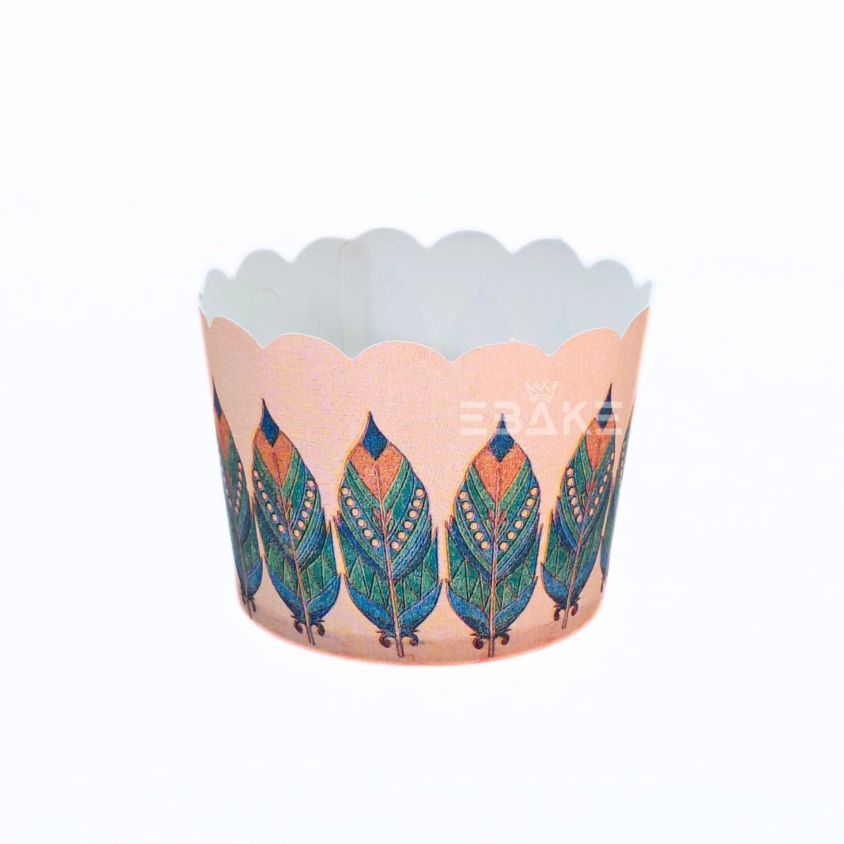 Printed Paper Muffin Cup - Set Of 50 Pieces