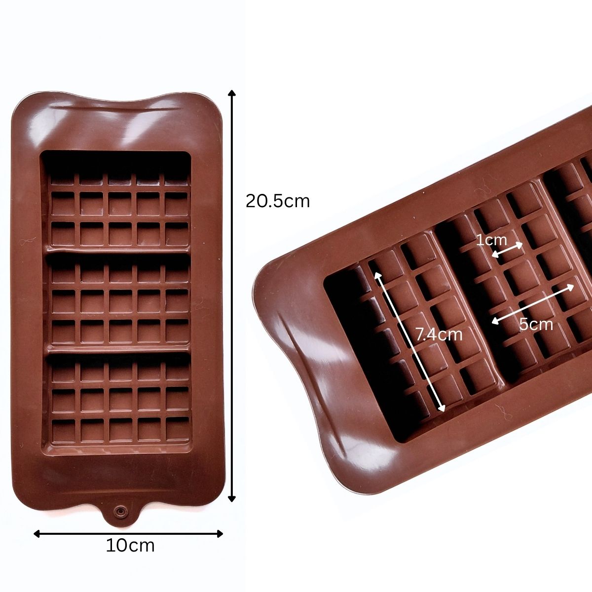 3 Bar Mini Chocolate Silicone Mould