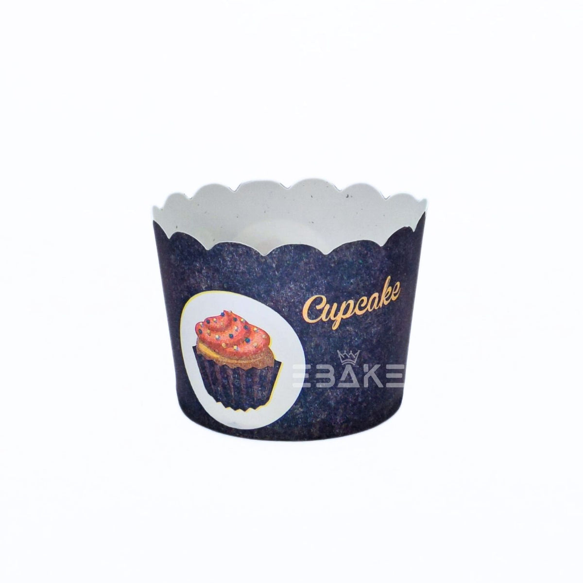 Printed Paper Muffin Cup - Set Of 50 Pieces