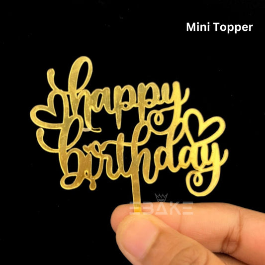 Happy Birthday Mini Topper