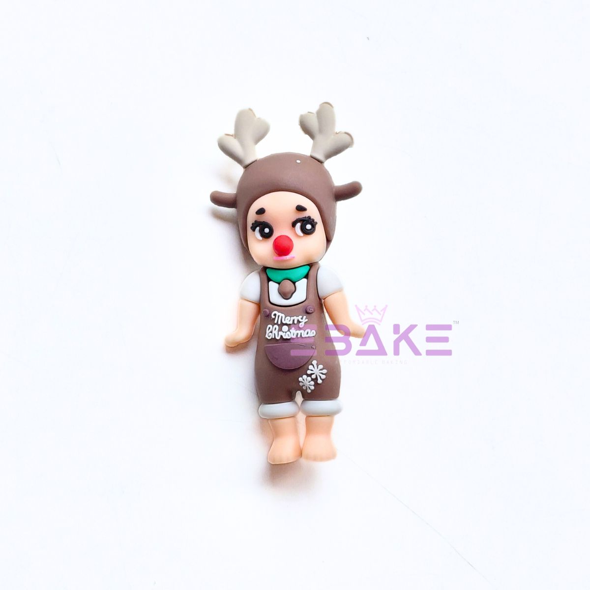 Christmas Figurines Cake Topper (Set of 4 Pcs)