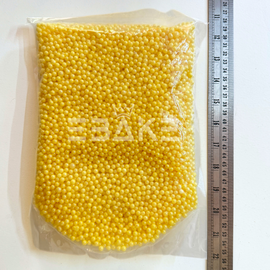 Yellow Sugar Balls (Sprinkles) 6 mm