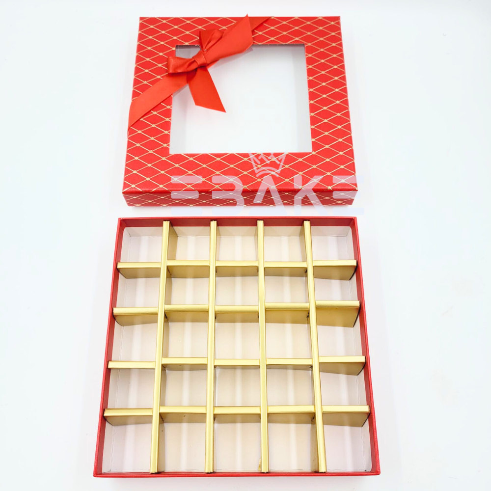 25 Cavity Imported Chocolate Box (Single Piece) - A455