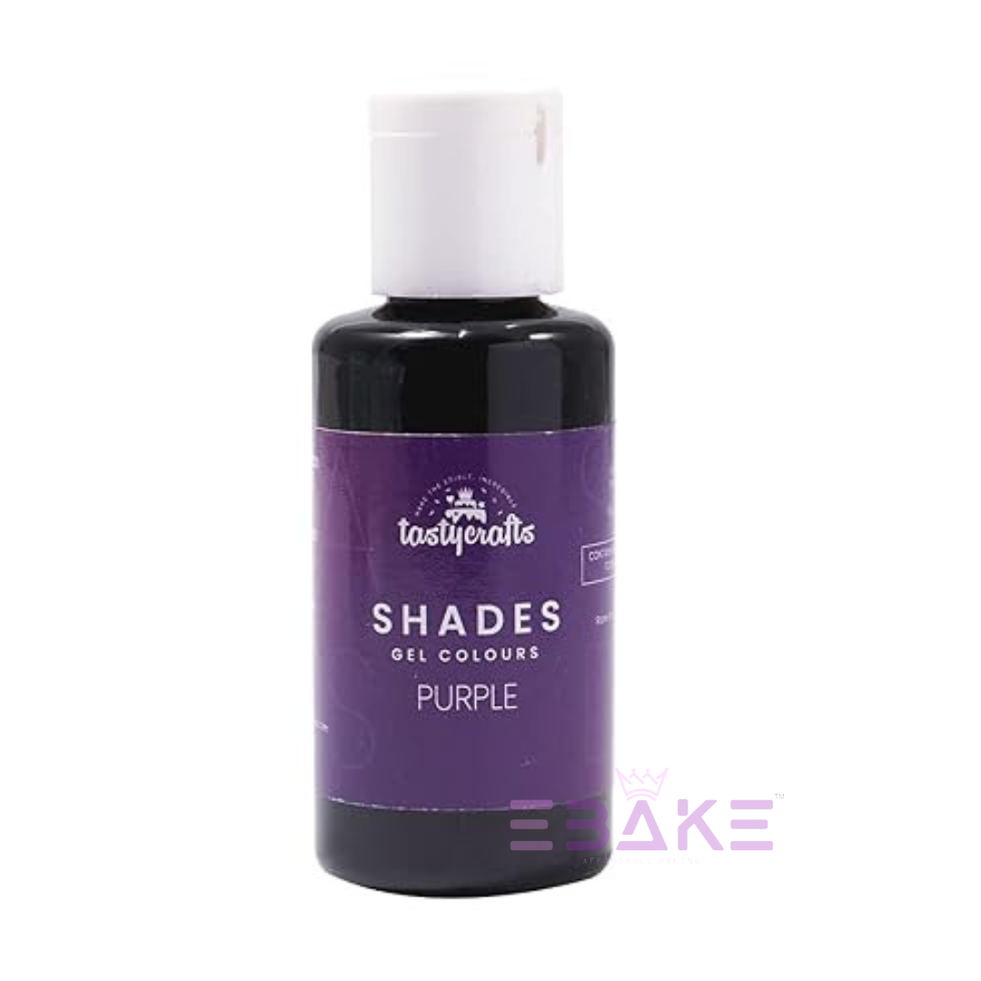 PURPLE Edible Concentrated Gel Colour for Cake Decorating - 20g Bottle