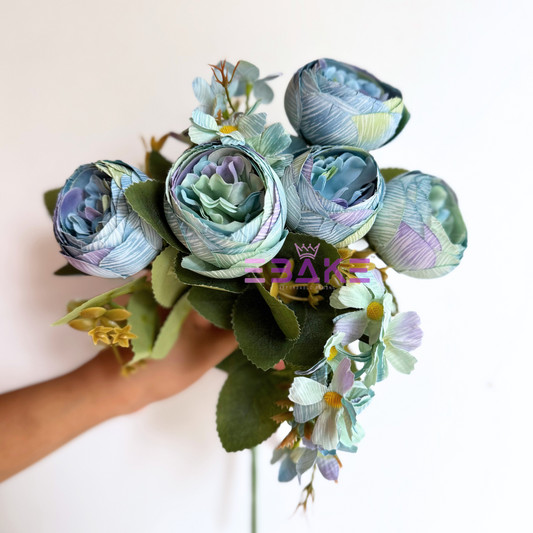 A1479 Peony Bunch (Peony With Fillers) Blue