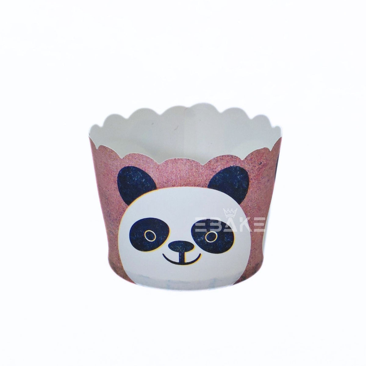Panda Printed Paper Muffin Cup - Set Of 50 Pieces