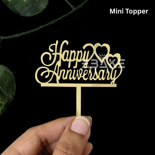 Happy Anniversary Mini Topper