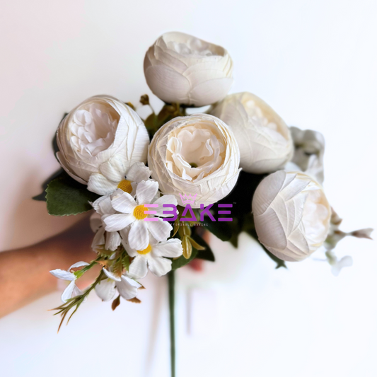 A1481 Peony Bunch (Peony With Fillers) White