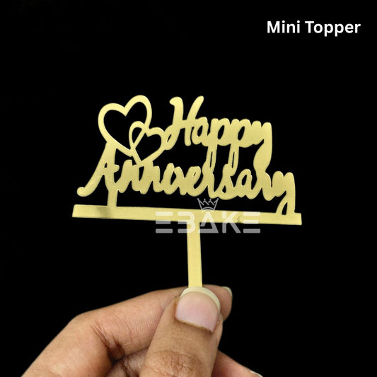 Happy Anniversary Mini Topper new