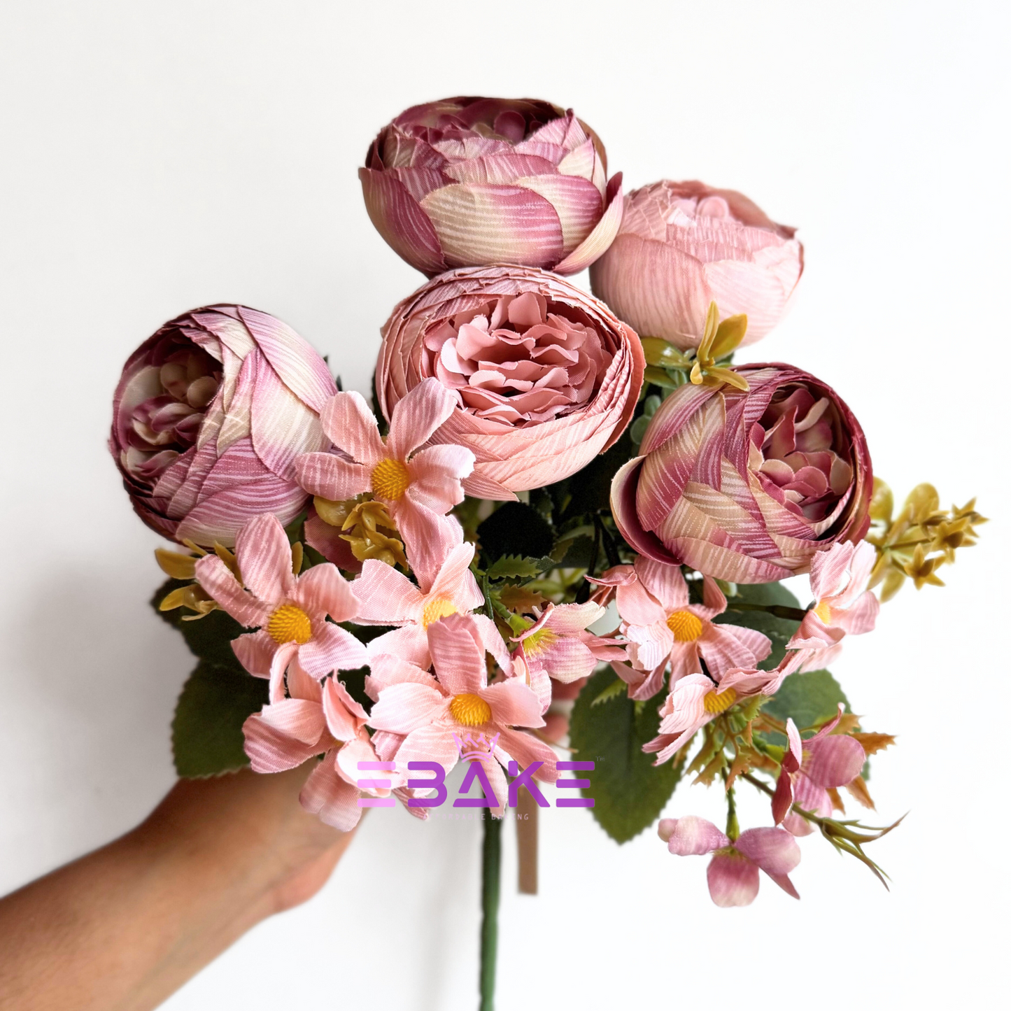 A1483 Peony Bunch (Peony With Fillers) Mauve