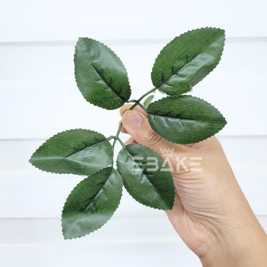 Artificial Rose Leaf (Single Piece)