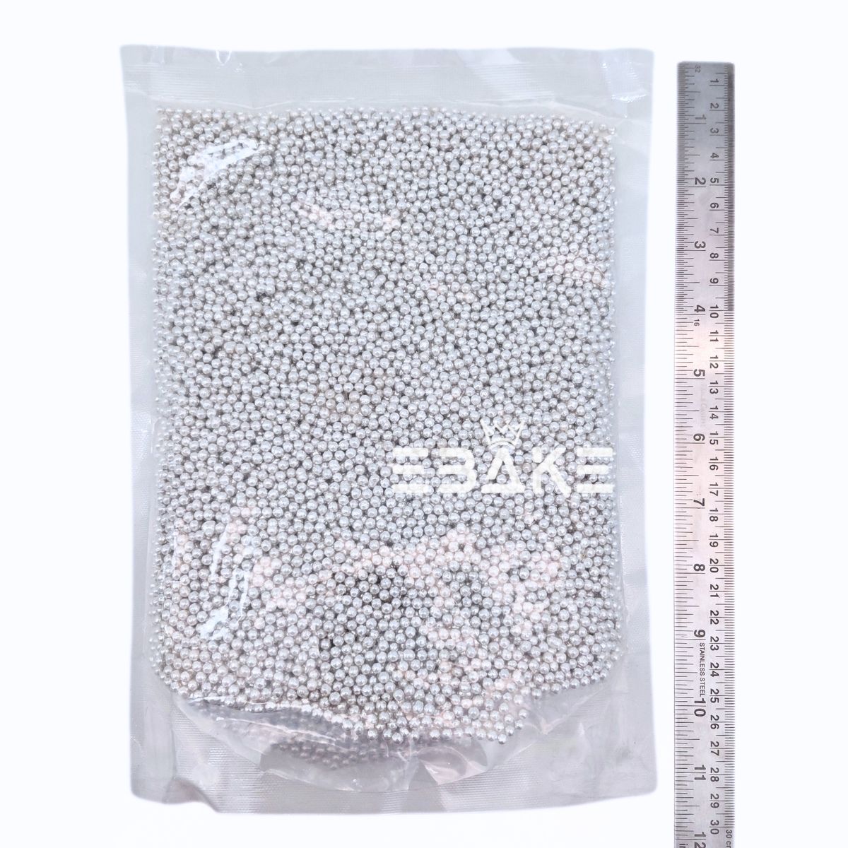 Silver Sugar Balls (Sprinkles) 4 mm