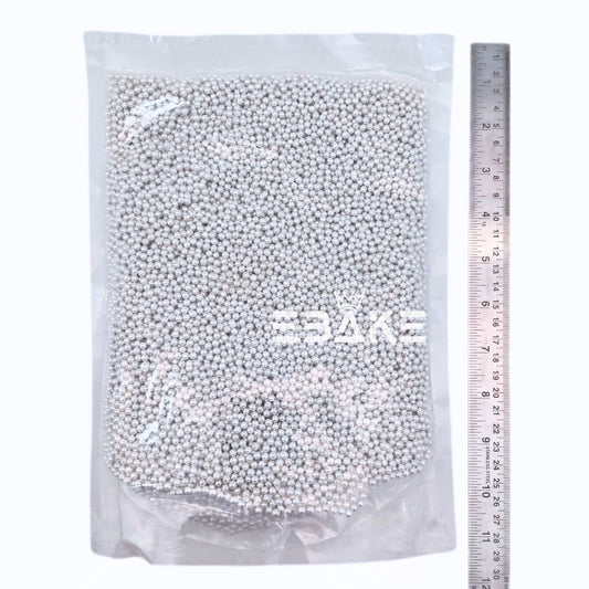 Silver Sugar Balls (Sprinkles) 4 mm