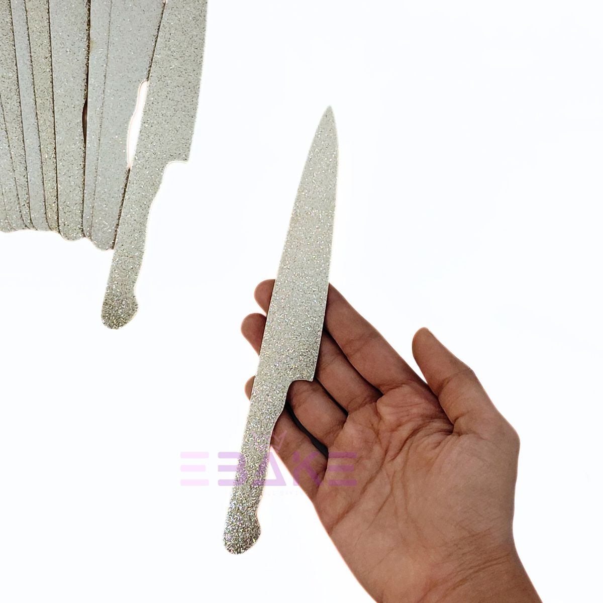 Acrylic Cake Knife- Set of 10 (Minor Bend -Sale Item)