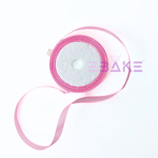 Pink Satin Ribbon 0.25 Inch