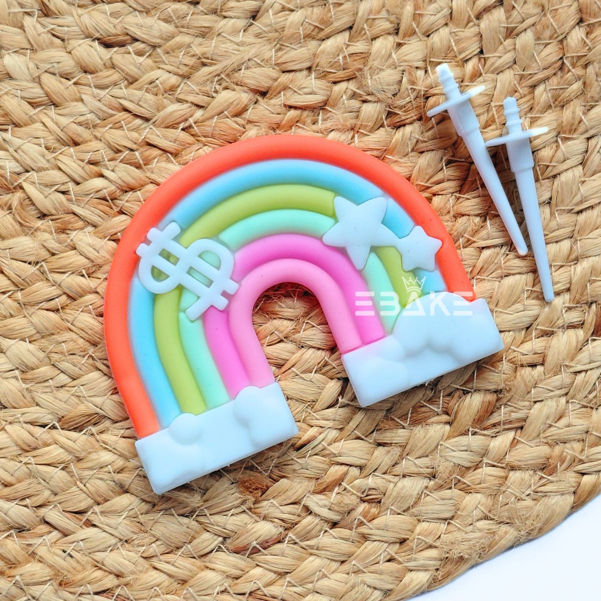 Rainbow Cake Topper