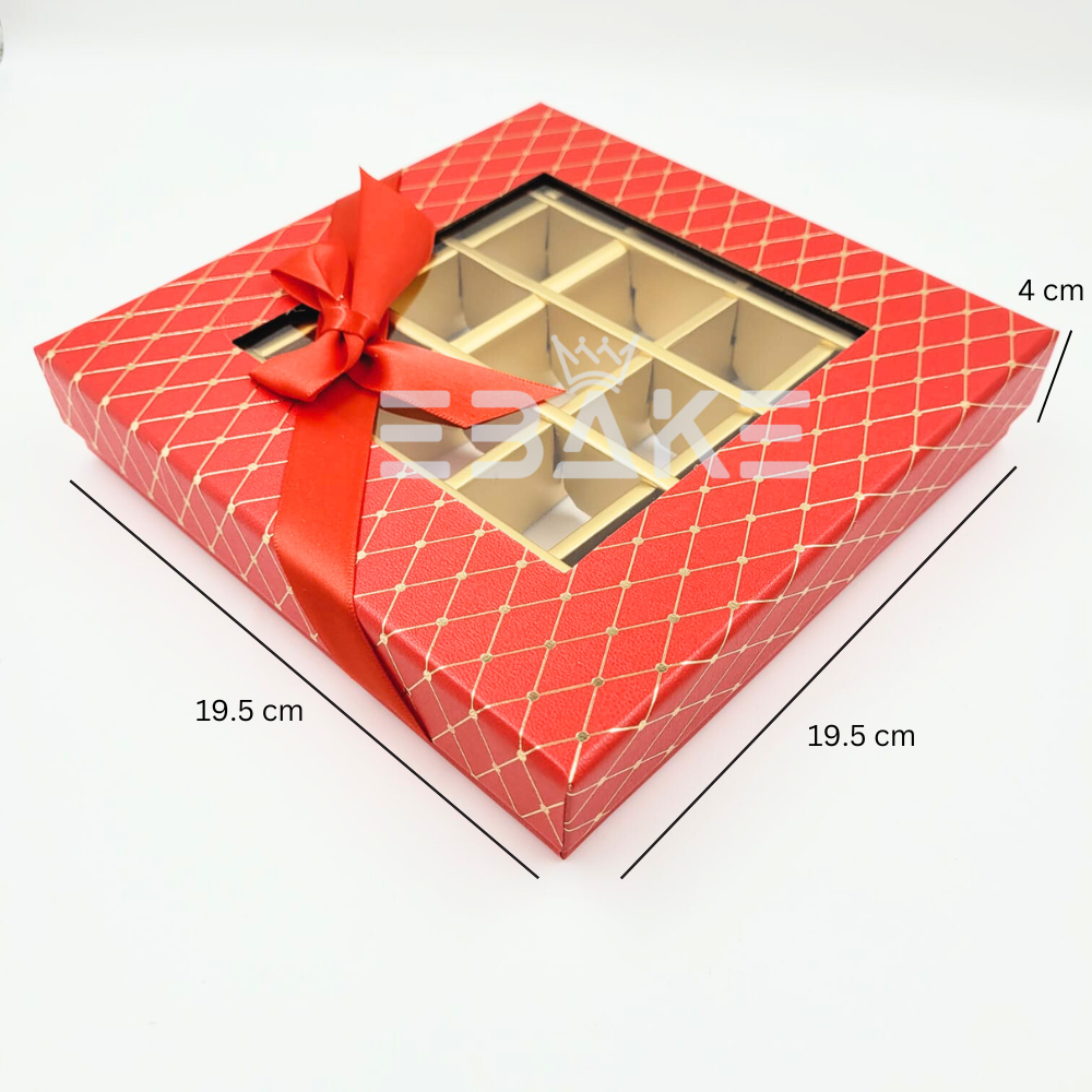 25 Cavity Imported Chocolate Box (Single Piece) - A455