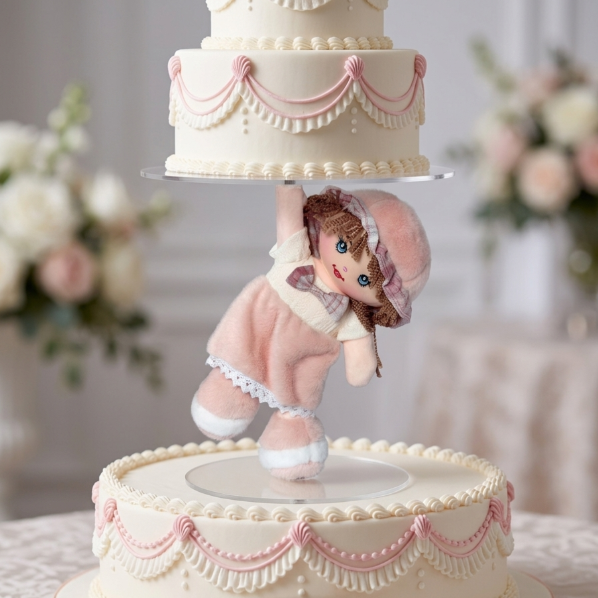 Doll Cake Spacer / Cake Stand / Anti Gravity Cake Stand