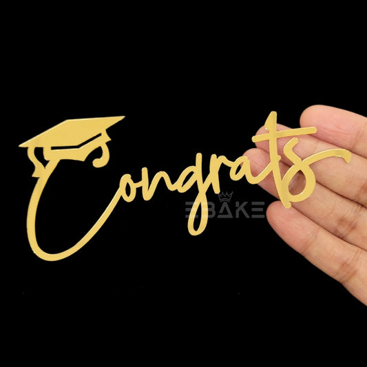 Congrats Graduation Cutout (Cake Charm)