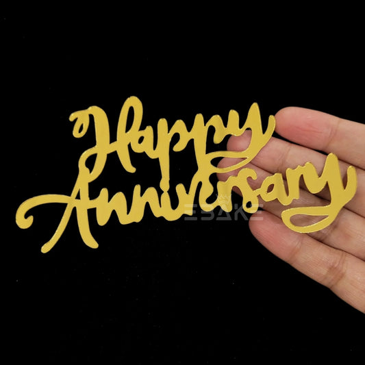 Happy Anniversary Cutout (Cake Charm)