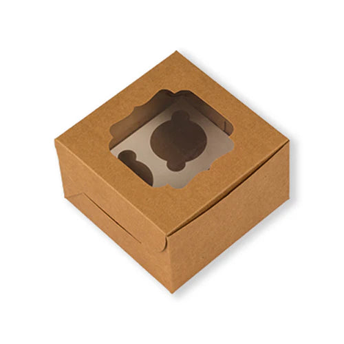 4 Pc Cupcake Box With Cavity