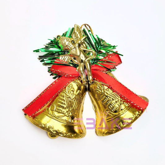 Christmas Bells Decorations/Christmas Tree Ornaments A1300 Gold Medium Size