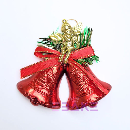 Christmas Bells Decorations/Christmas Tree Ornaments A1300 Red Medium Size