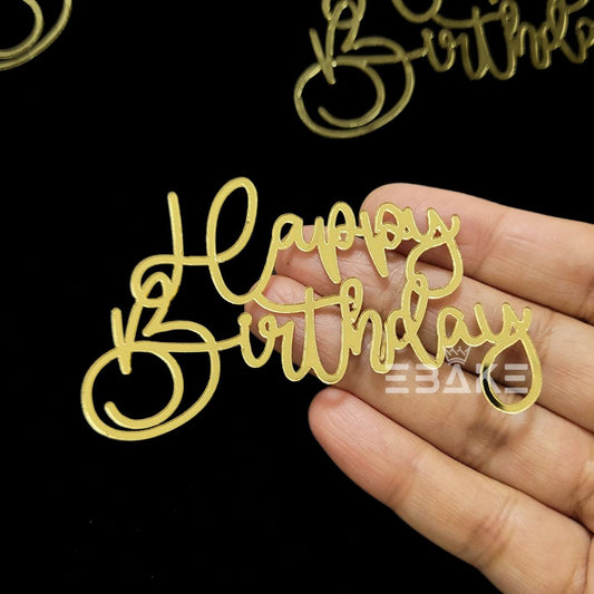 Mini Happy Birthday Cutout (Set Of 6)
