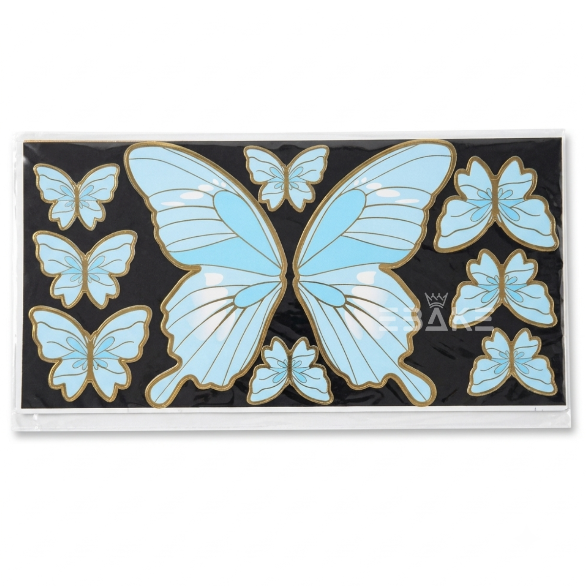 Paper Butterflies Set - Light Blue