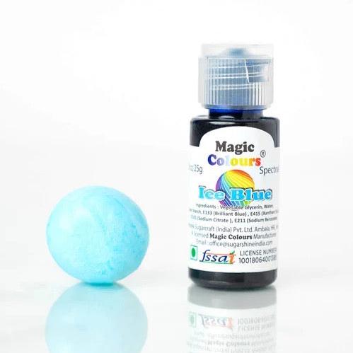 Magic Colours Ice Blue Edible Gel Colour - 25g Bottle